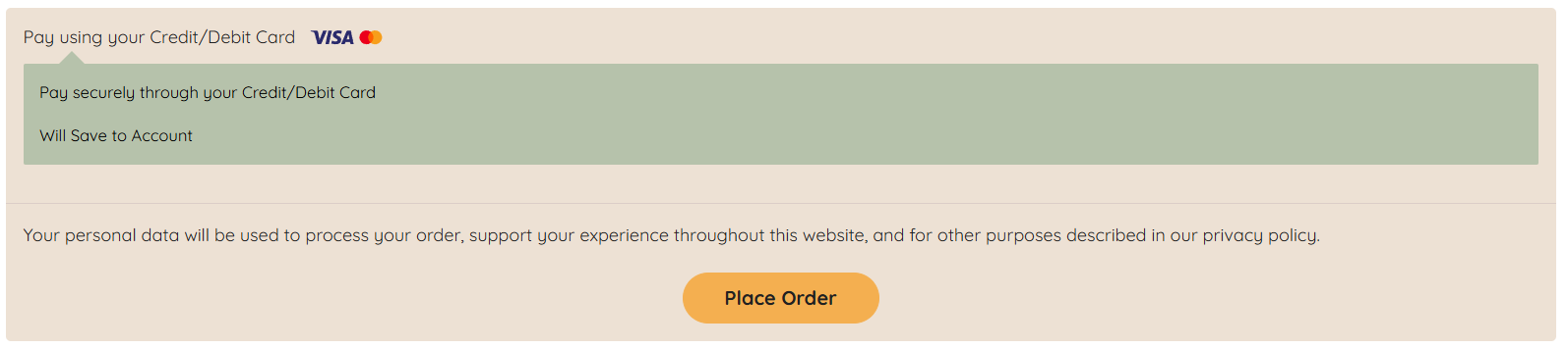 Place Your Order 1