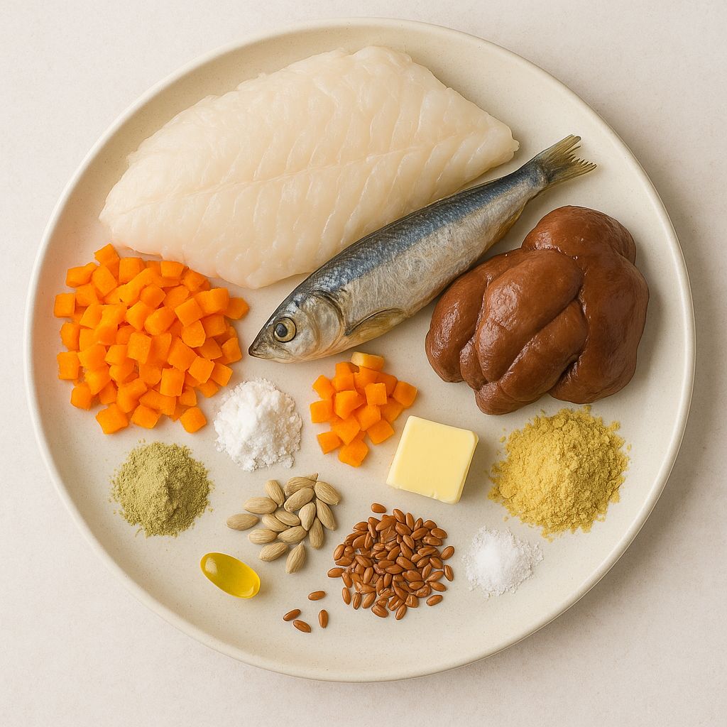 وجبة السمك للقطط