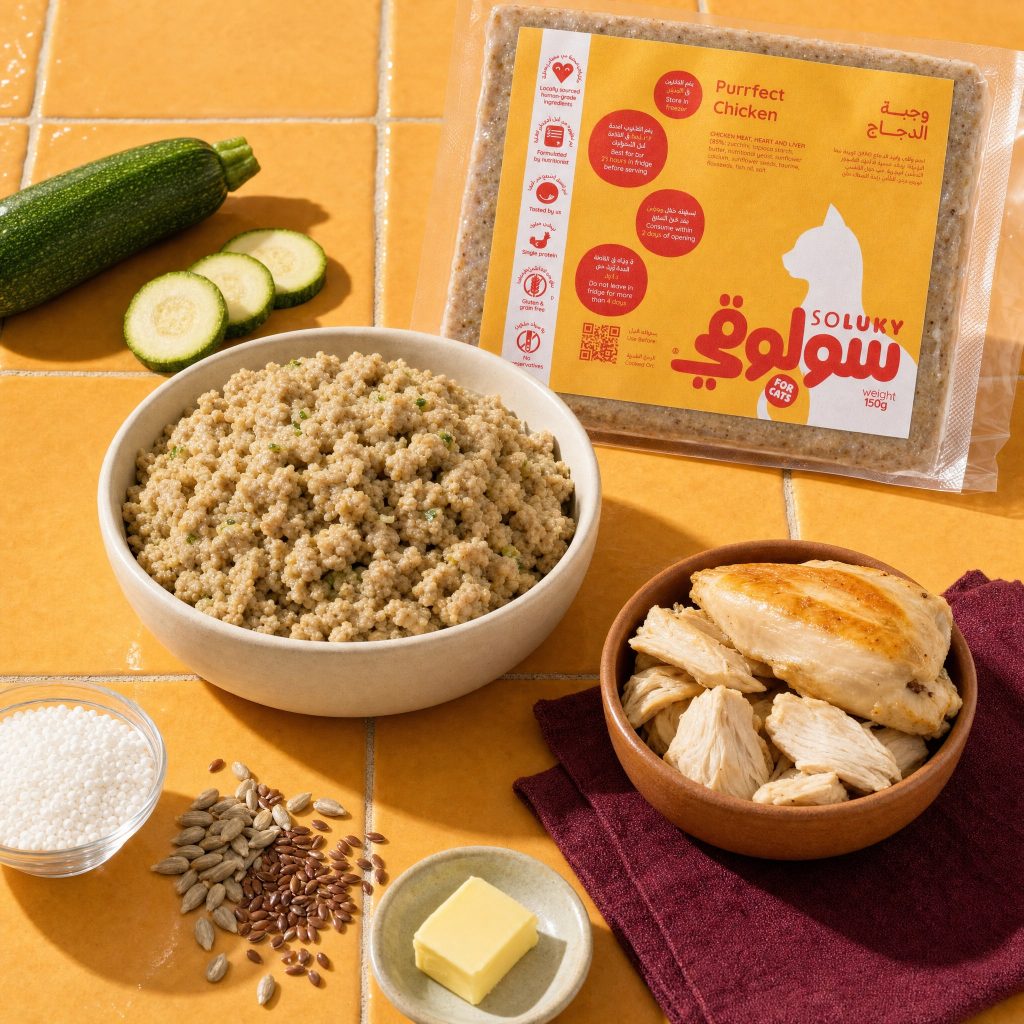 وجبة دجاج للقطط – 150 جرام