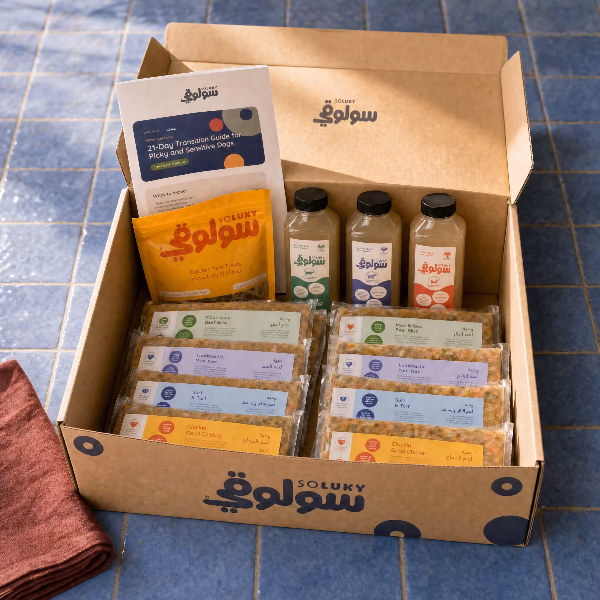 Soluky Dog Trial Box — Starter Kit