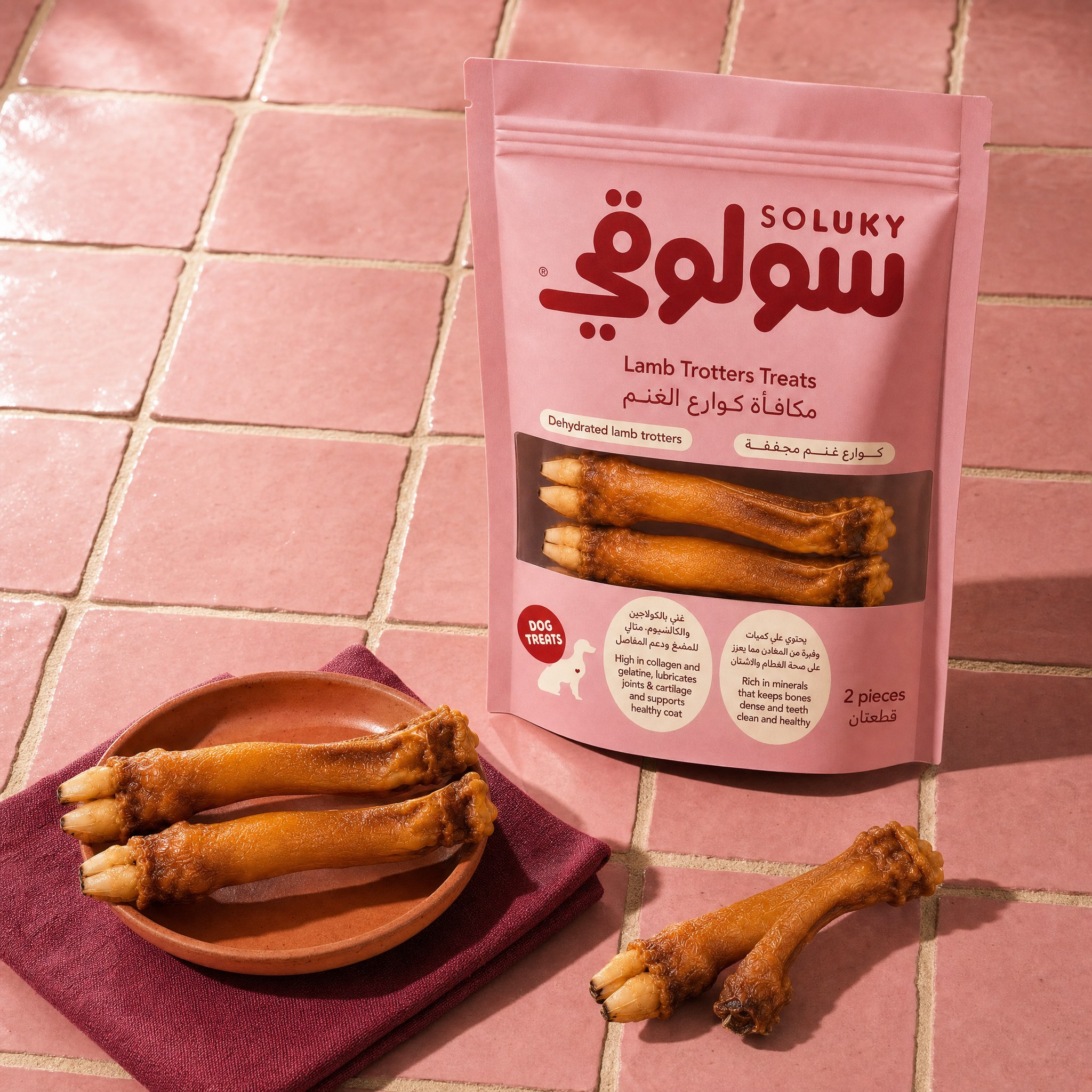 Lamb Trotters Dog Treats – 2 pieces
