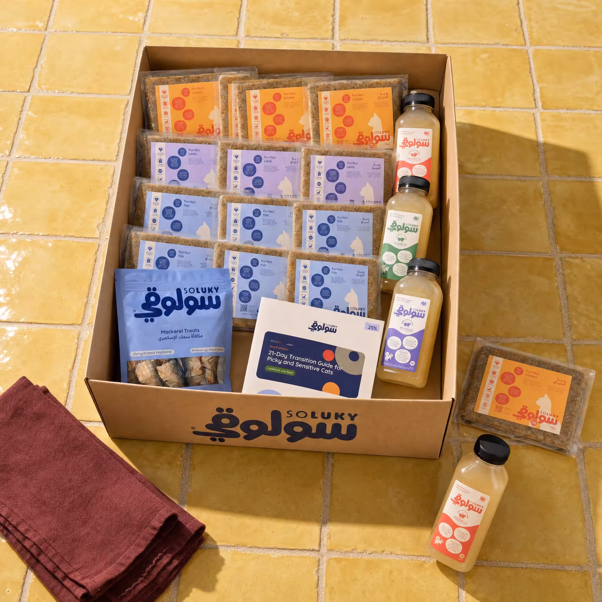 Soluky Cat Trial Box — Starter Kit