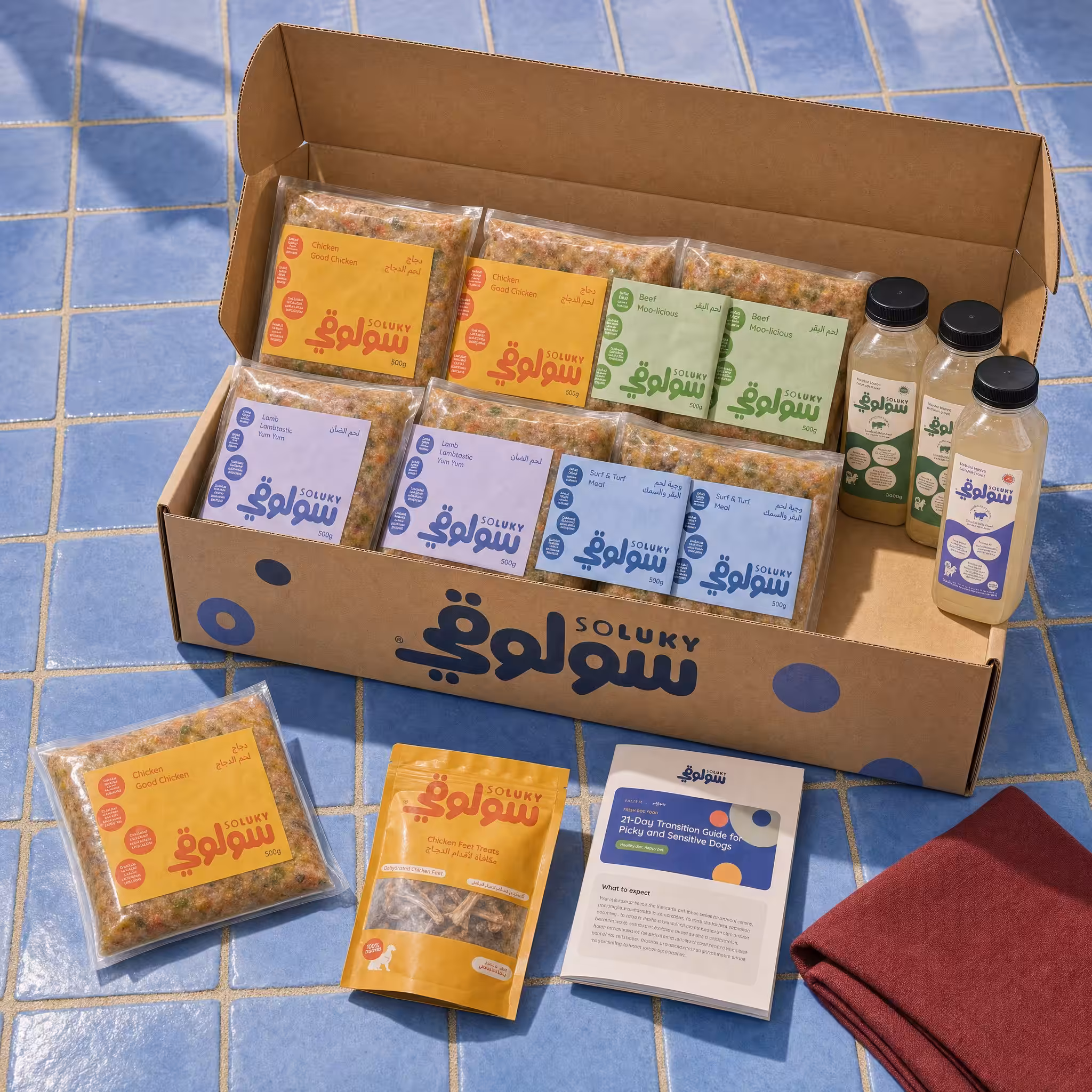 Soluky Dog Trial Box — Starter Kit