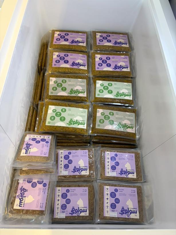 Fresh Soluky meals packed for the shelter